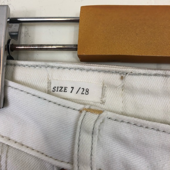 QSD White Skinny Jeans Sz 7/28 - Picture 5 of 7
